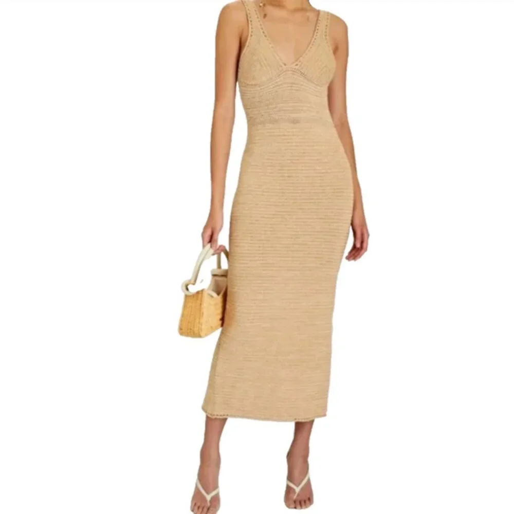 Torn by Ronny Kobo Darcy Knit Maxi Dress